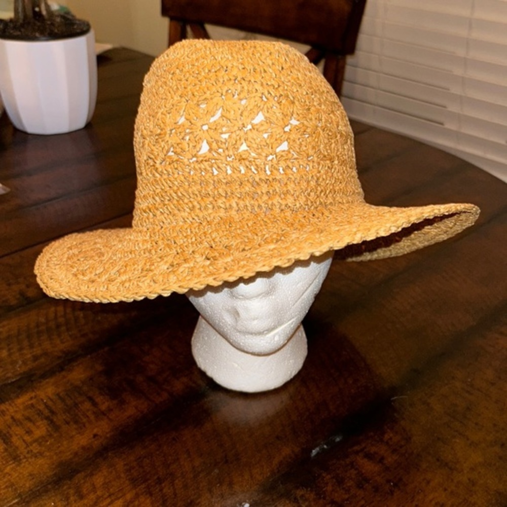 Woven Straw Paper‎ Crushable Brimmed Panama Hat